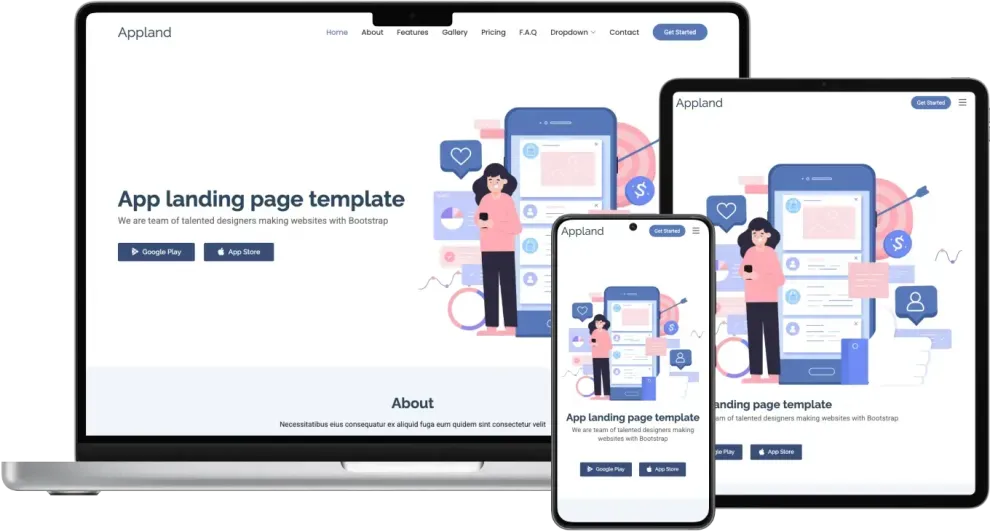 AppOrbit template screenshot