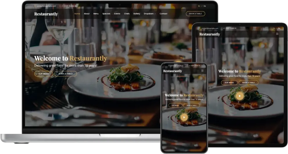 ByteBistro template screenshot