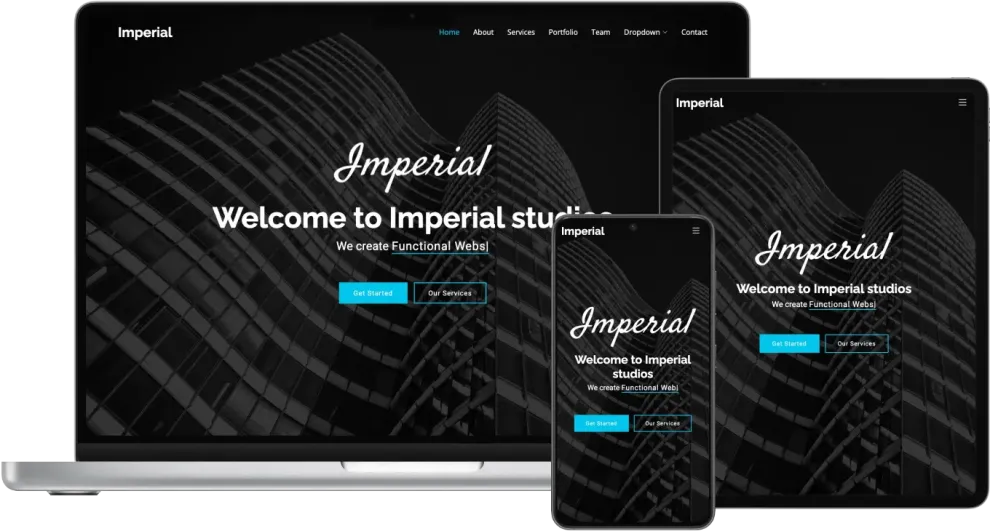 EmpireOS template screenshot