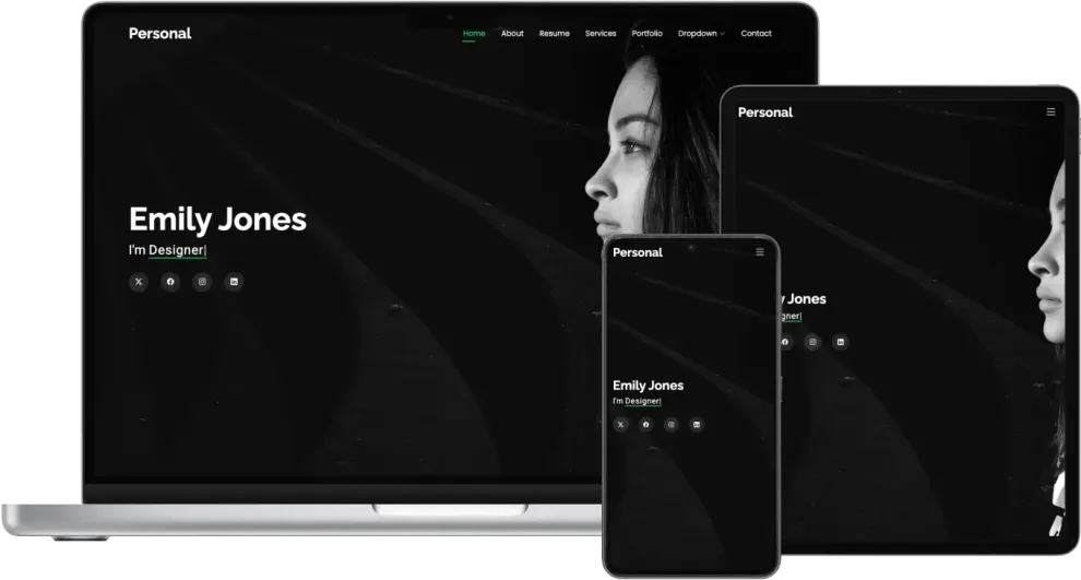 IdentityOS template screenshot