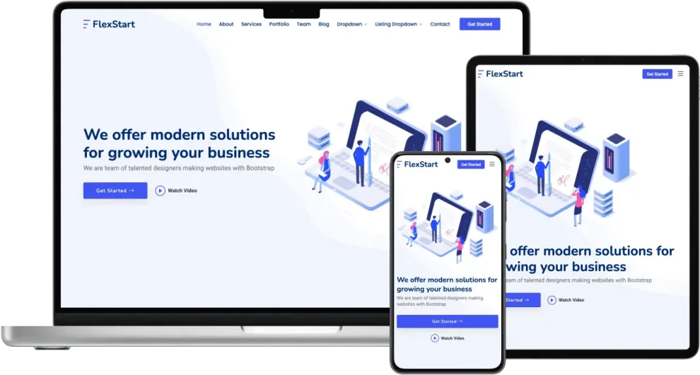 LaunchCore template screenshot