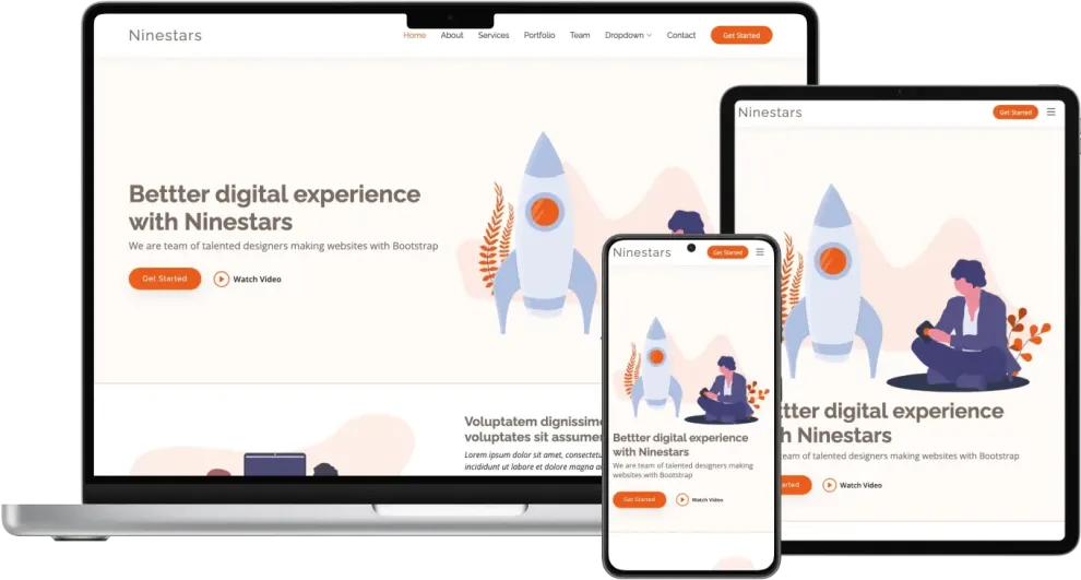 NovaSpark template screenshot