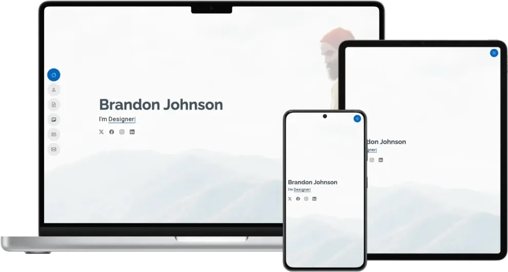 Synapse Resume template screenshot