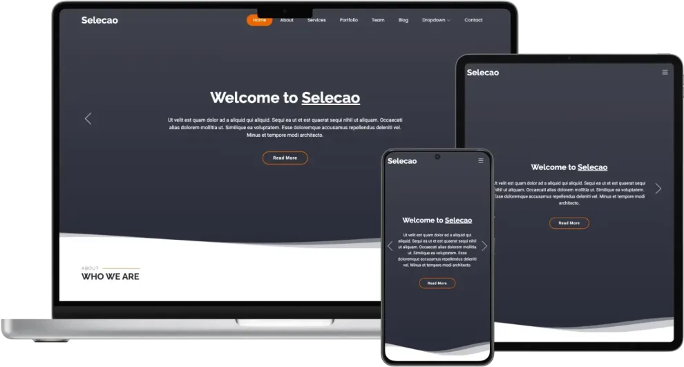 VelocityX template screenshot