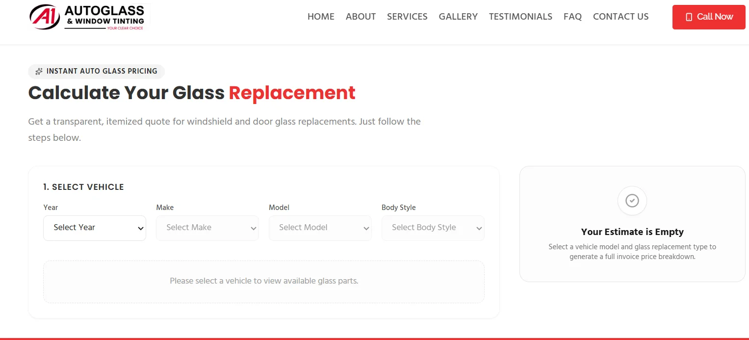 Automated Window Glass Service Estimator thumbnail