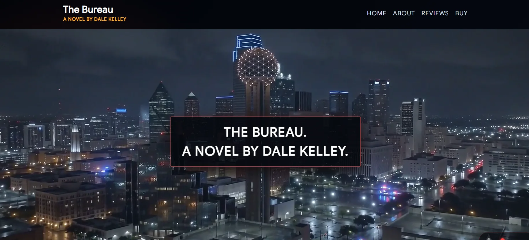 Author & Book Promotion Website thumbnail